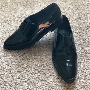 Patent Leather Oxford Shoes